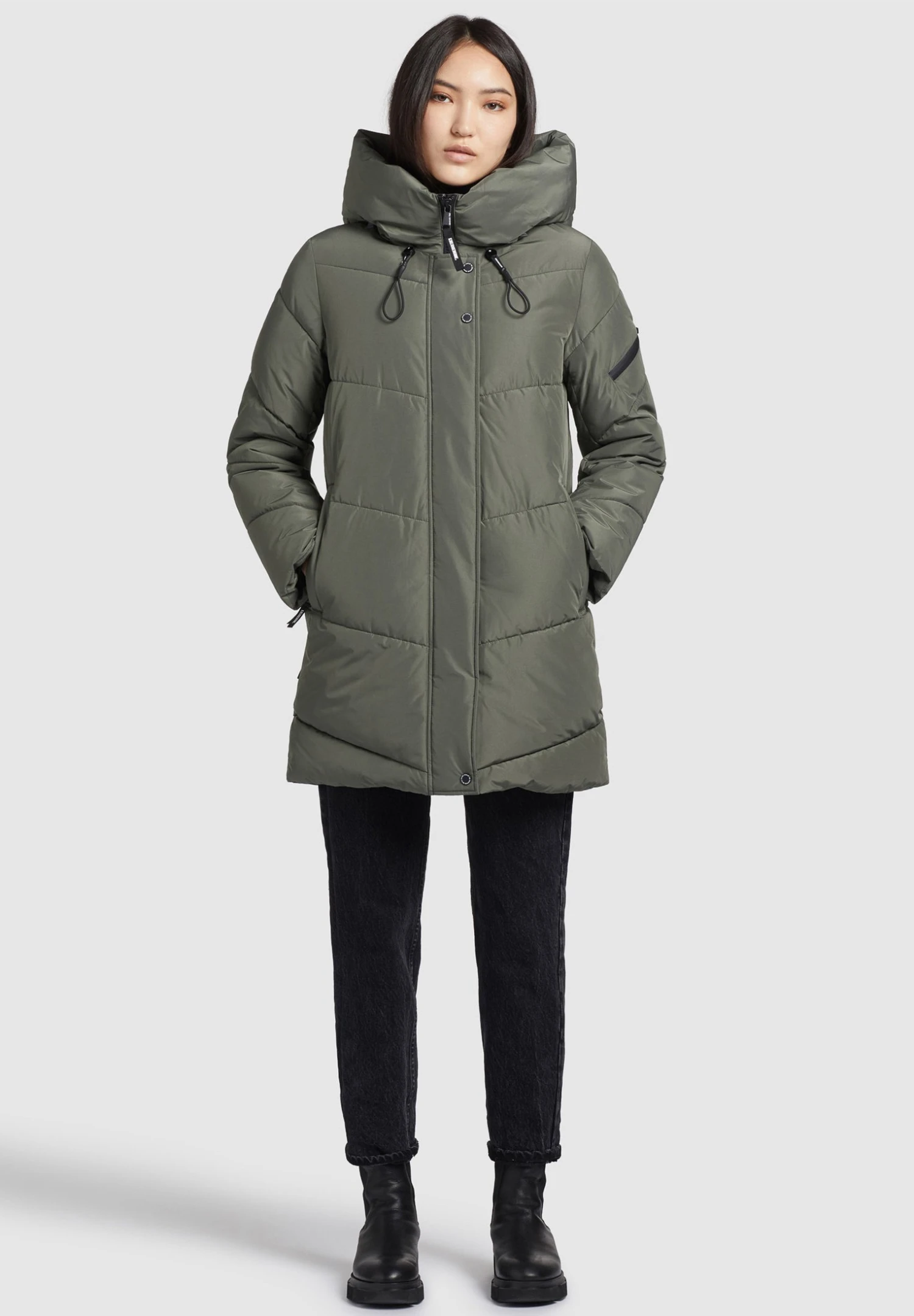 Khujo JordisCappotto InvernaleMint Donna Cappotti KH121U0ZB-M11 2 Khujo JordisCappotto InvernaleMint Donna Cappotti KH121U0ZB-M11 - immagine 2