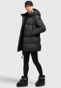 Khujo FraneeCappotto InvernaleSchwarz Donna Cappotti KH121U16A-Q11 -Vendite Khujo c1180e76f2364bacad4172225b4b4a0f