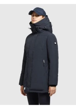 Khujo KandaCappotto InvernaleDunkelblau Donna Cappotti KH121U15Z-K11 -Vendite Khujo c54074aee7954b79bd3f6de1289c7ee4
