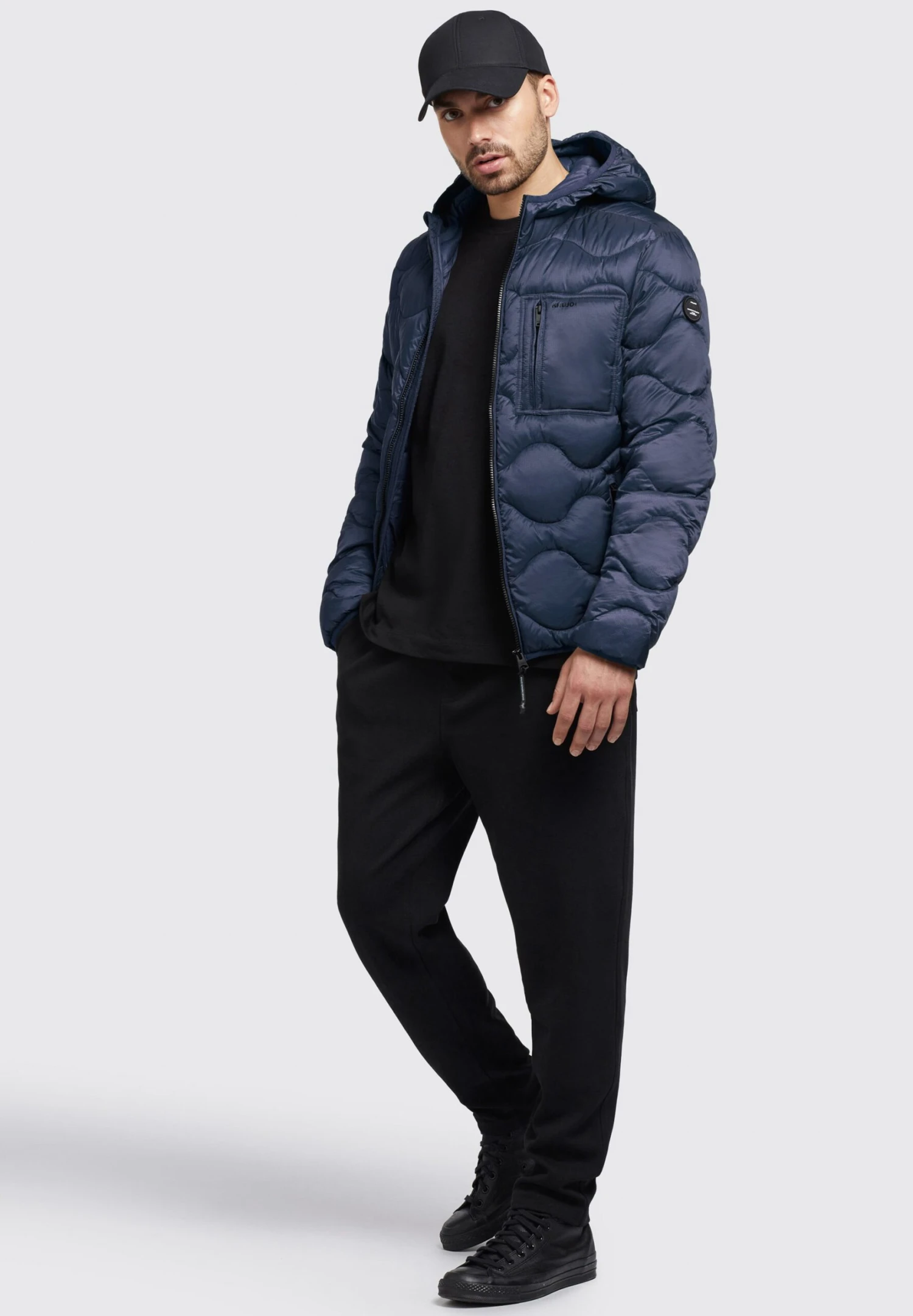 Khujo Remo - Giacca Da Mezza Stagione - Dunkelblau 2 Khujo Remo - Giacca Da Mezza Stagione - Dunkelblau - immagine 2