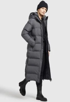 Khujo EllaCappotto InvernaleAnthrazit Donna Cappotti KH121U15F-Q12 -Vendite Khujo c574285354d94ce99069ff3bb8a6bbcb