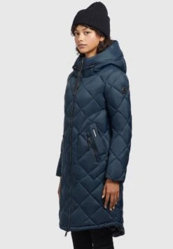 Khujo ZaritaCappotto InvernaleDunkelblau Donna Cappotti KH121U1B4-K11 -Vendite Khujo c664a114c8ac4e7a991fdac392a13b42
