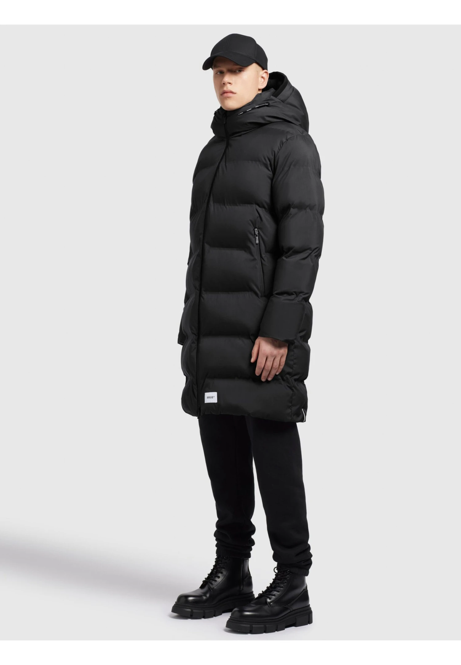 Khujo CaiusCappotto InvernaleSchwarz Uomo Cappotti KH122T0G1-Q11 6 Khujo CaiusCappotto InvernaleSchwarz Uomo Cappotti KH122T0G1-Q11 - immagine 6