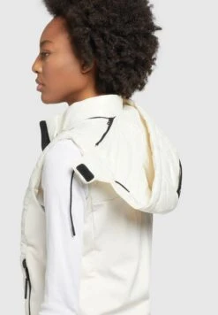 Khujo Fabia Shiny - Smanicato - Weiß -Vendite Khujo cd882ad036144f9b8ba3353cb53c6e9d