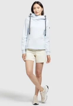 Khujo RhabeaFelpa Con CappuccioHellblau Donna Felpe KH121J077-K11 -Vendite Khujo cea2ec641887436ab4404d741526d8f4