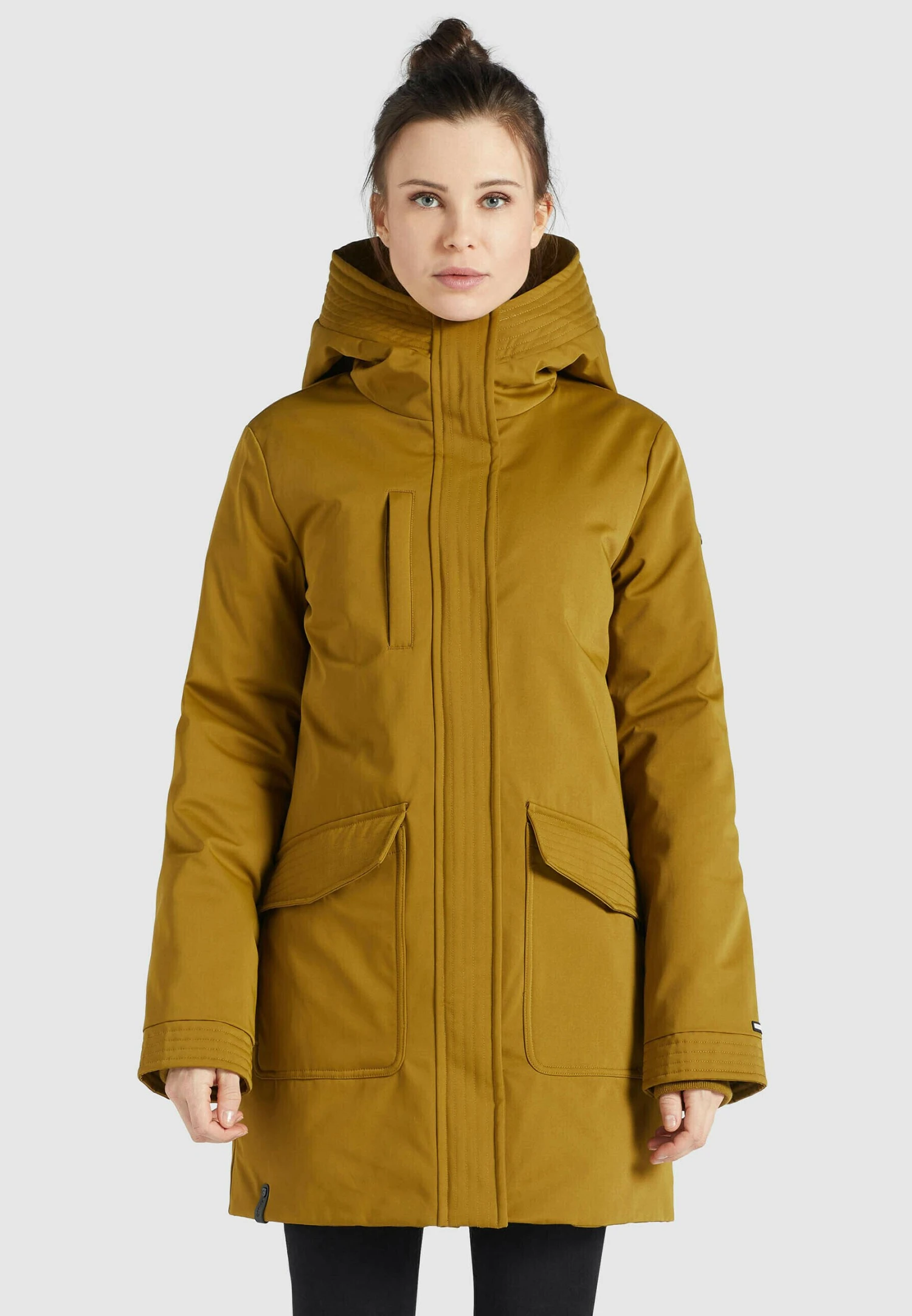 Khujo NovaCappotto InvernaleCurry Donna Cappotti KH121U10A-E11 1 Khujo NovaCappotto InvernaleCurry Donna Cappotti KH121U10A-E11