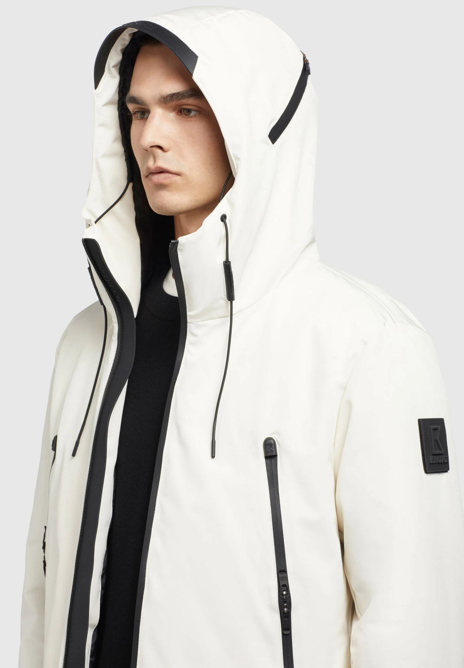 Khujo JorveGiacca InvernaleNaturweiß Uomo Giacche KH122T0FR-A11 4 Khujo JorveGiacca InvernaleNaturweiß Uomo Giacche KH122T0FR-A11 - immagine 4