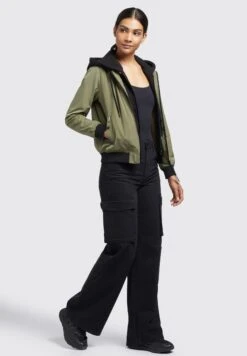 Khujo PerseeGiacca Da Mezza StagioneOlivgrün Donna Giacche E Blazer KH121U18Z-N11 -Vendite Khujo d44f1d893523499bb9f8dd264b334199