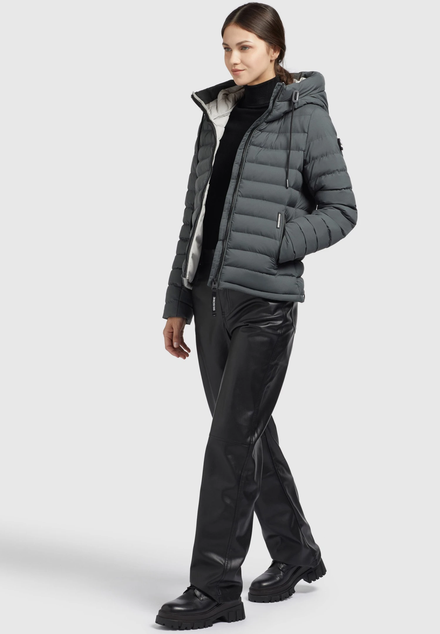 Khujo Lovina3 MattGiacca InvernaleGrün Donna Giacche E Blazer KH121U19H-M11 5 Khujo Lovina3 MattGiacca InvernaleGrün Donna Giacche E Blazer KH121U19H-M11 - immagine 5