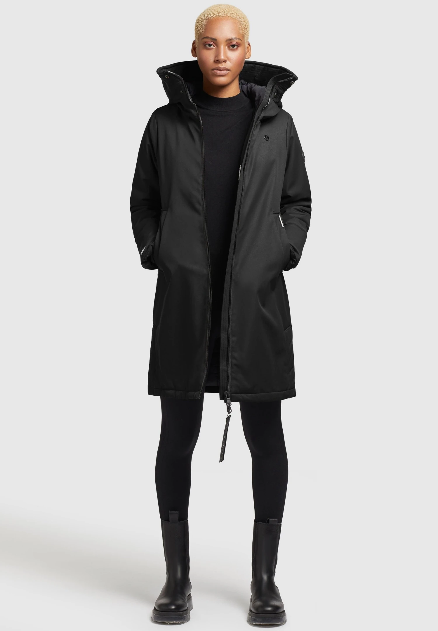 Khujo LisadCappotto InvernaleSchwarz Donna Cappotti KH121U16E-Q11 2 Khujo LisadCappotto InvernaleSchwarz Donna Cappotti KH121U16E-Q11 - immagine 2