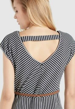 Khujo LeifaVestito EstivoDunkelblau-Weiß Gestreift Donna Vestiti KH121C0D1-K11 -Vendite Khujo d9578bcc901d476fbd35311a786ffd2c