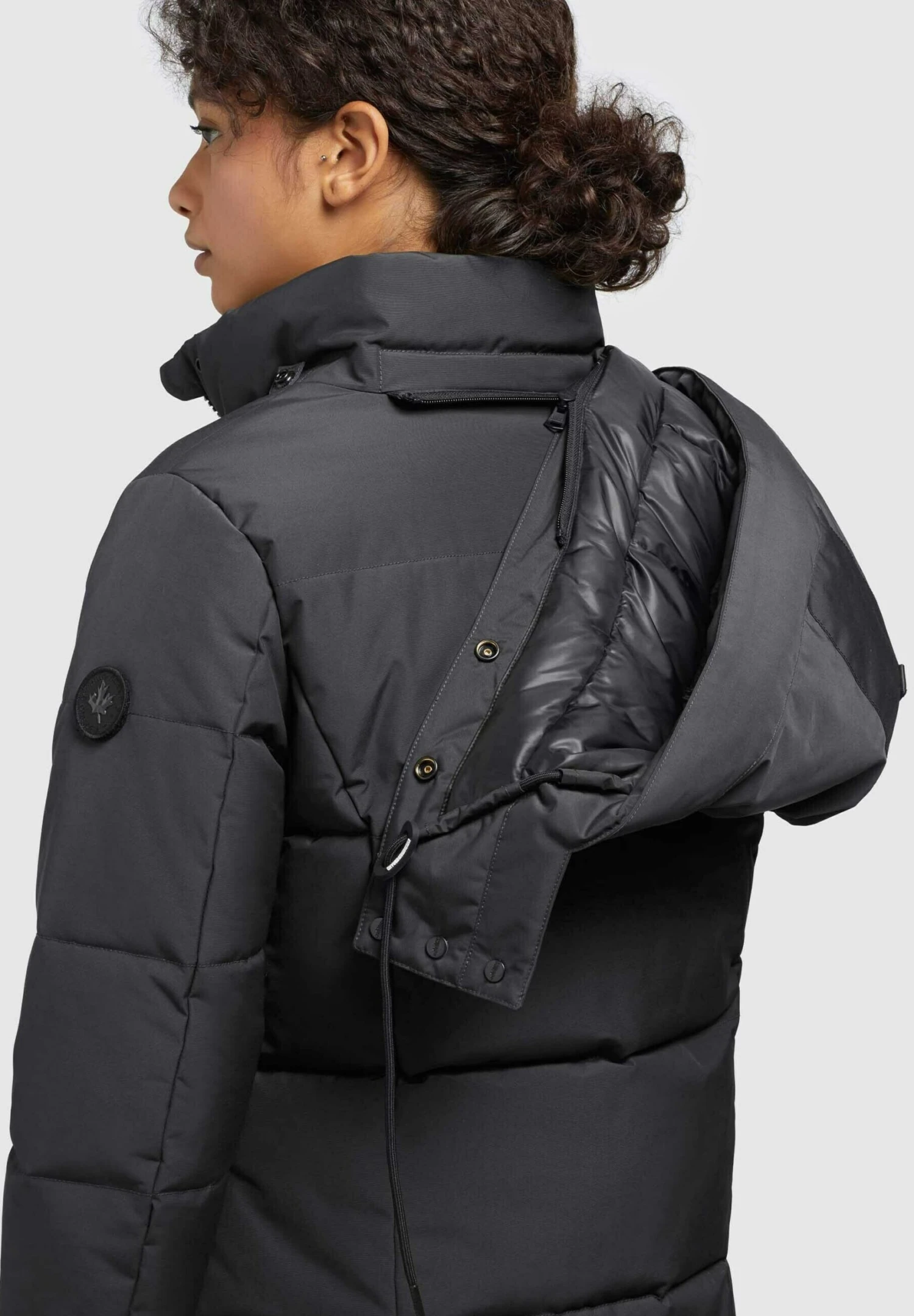 Khujo ViolaCappotto InvernaleDunkelgrau Donna Cappotti KH121U1AL-C11 5 Khujo ViolaCappotto InvernaleDunkelgrau Donna Cappotti KH121U1AL-C11 - immagine 5