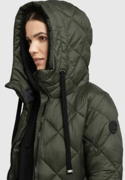 Khujo LennjaCappotto InvernaleDunkelgrün Donna Cappotti KH121U15X-M11 -Vendite Khujo da99b9f63aae4460ae9087bccb4ce723