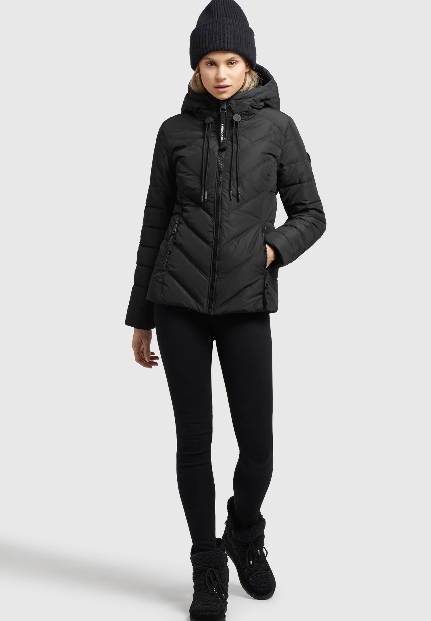 Khujo SternGiacca InvernaleSchwarz Donna Giacche E Blazer KH121U16B-Q11 2 Khujo SternGiacca InvernaleSchwarz Donna Giacche E Blazer KH121U16B-Q11 - immagine 2