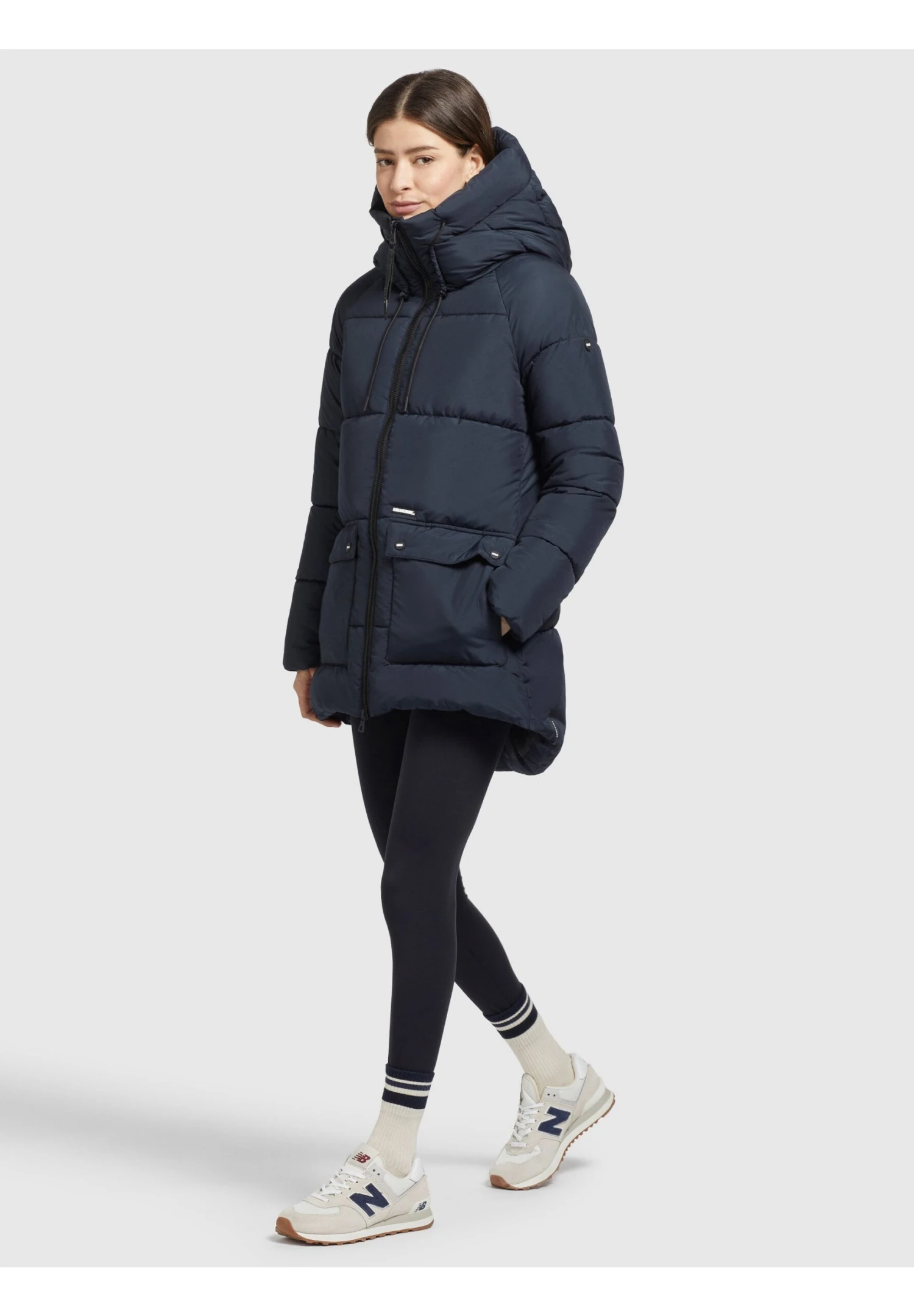 Khujo PheobeCappotto InvernaleSchwarzblau Donna Cappotti KH121U15N-K12 2 Khujo PheobeCappotto InvernaleSchwarzblau Donna Cappotti KH121U15N-K12 - immagine 2
