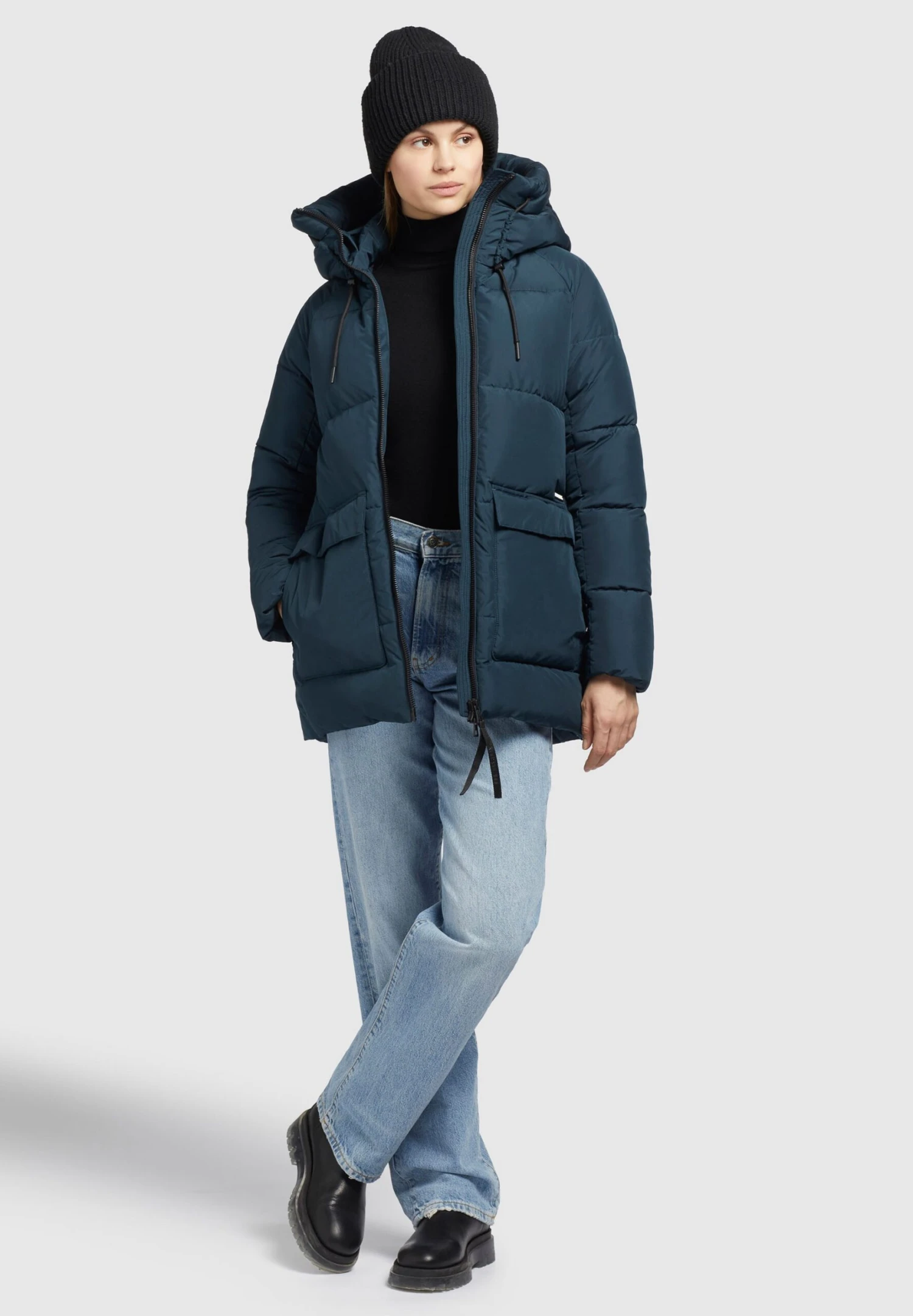 Khujo JanitaCappotto InvernaleDunkelblau Donna Cappotti KH121U1AB-K11 2 Khujo JanitaCappotto InvernaleDunkelblau Donna Cappotti KH121U1AB-K11 - immagine 2