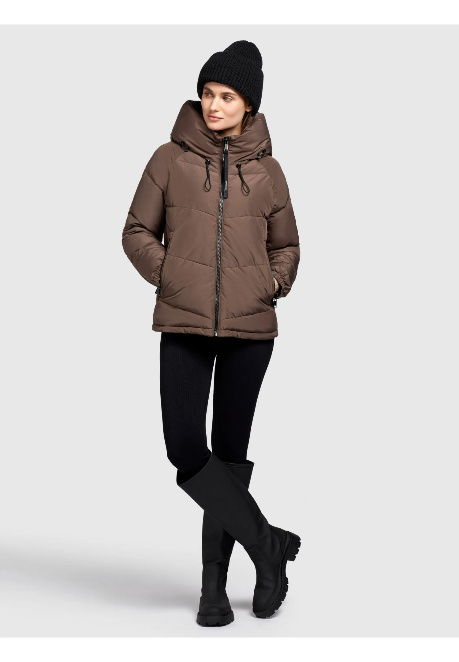 Khujo Esila4Giacca InvernaleTaupe Donna Giacche E Blazer KH121U1B0-B11 2 Khujo Esila4Giacca InvernaleTaupe Donna Giacche E Blazer KH121U1B0-B11 - immagine 2