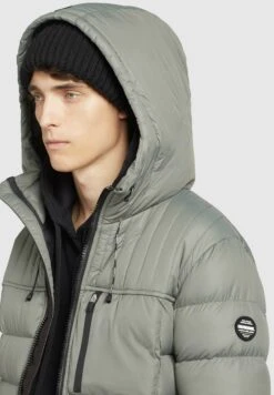 Khujo WangGiacca InvernaleGraugrün Polyester Uomo Giacche KH122T0CT-M11 -Vendite Khujo e279c118341e4a8db94fd387f1e89dfc