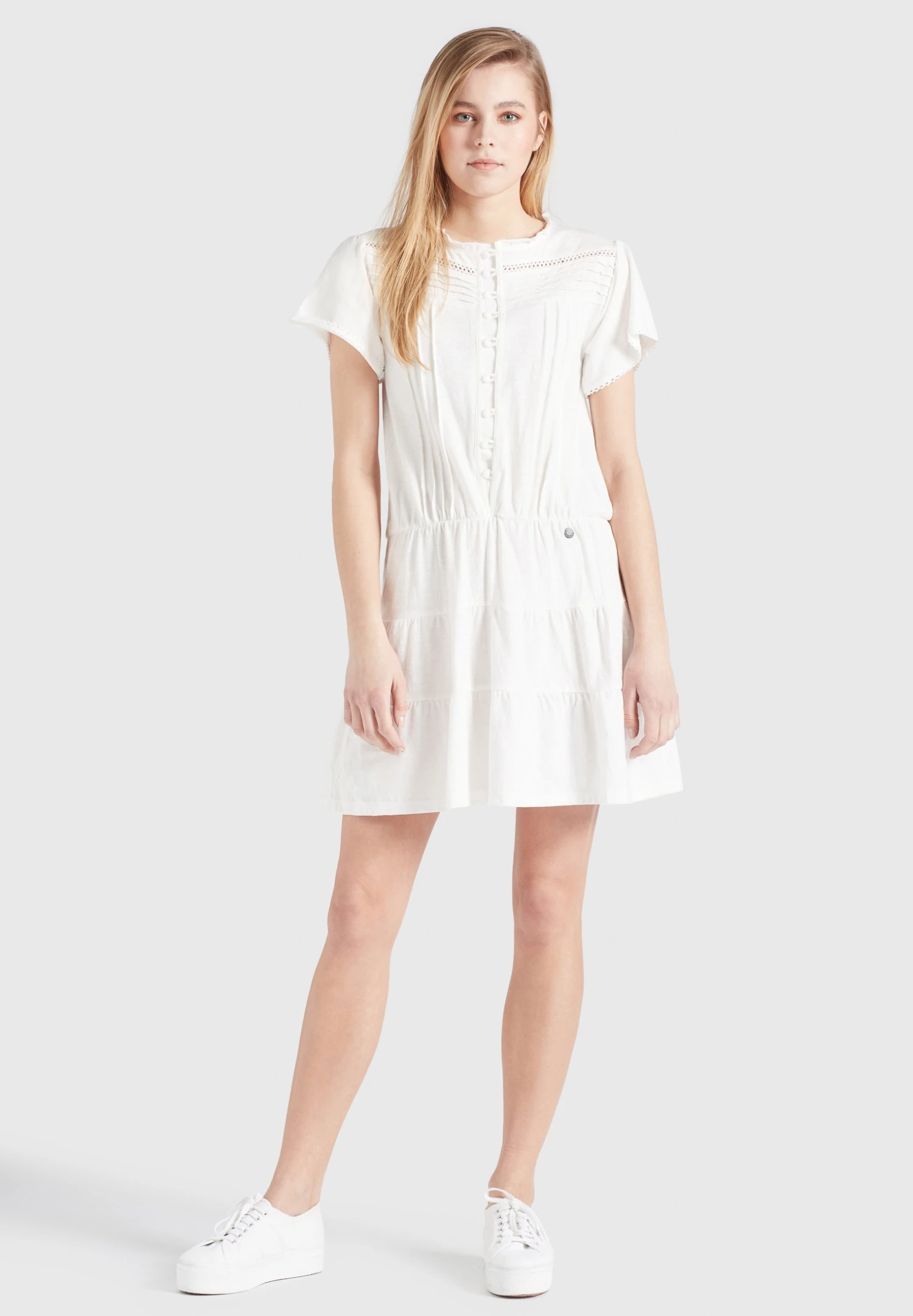 Khujo KapuaVestito EstivoWeiß Donna Vestiti KH121C0DL-A11 6 Khujo KapuaVestito EstivoWeiß Donna Vestiti KH121C0DL-A11 - immagine 6