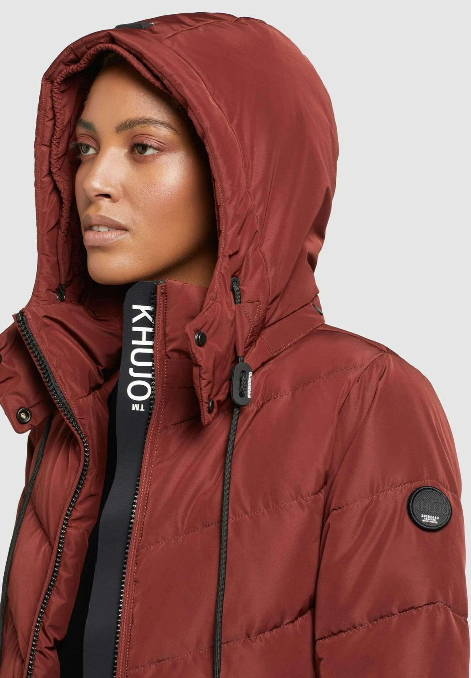 Khujo HubaCappotto InvernaleRostrot Donna Cappotti KH121U15R-G11 4 Khujo HubaCappotto InvernaleRostrot Donna Cappotti KH121U15R-G11 - immagine 4