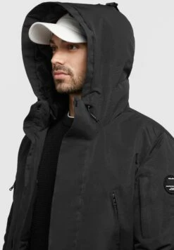 Khujo BatesGiacca InvernaleSchwarz Uomo Giacche KH122T0E8-Q11 -Vendite Khujo e77fe0e9439744388b62126b6283d774