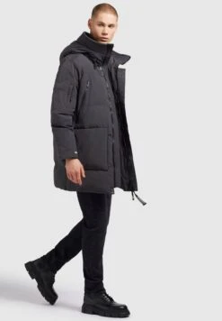 Khujo Cappotto Invernale - Dunkelgrau -Vendite Khujo e925215496104d8eabaa03f33e14a25a