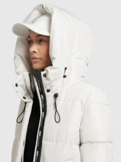 Khujo Soulani2Cappotto InvernaleWeiß Donna Cappotti KH121U14C-A11 -Vendite Khujo ea6f102fc01d42a4955c1c68fa6a1288