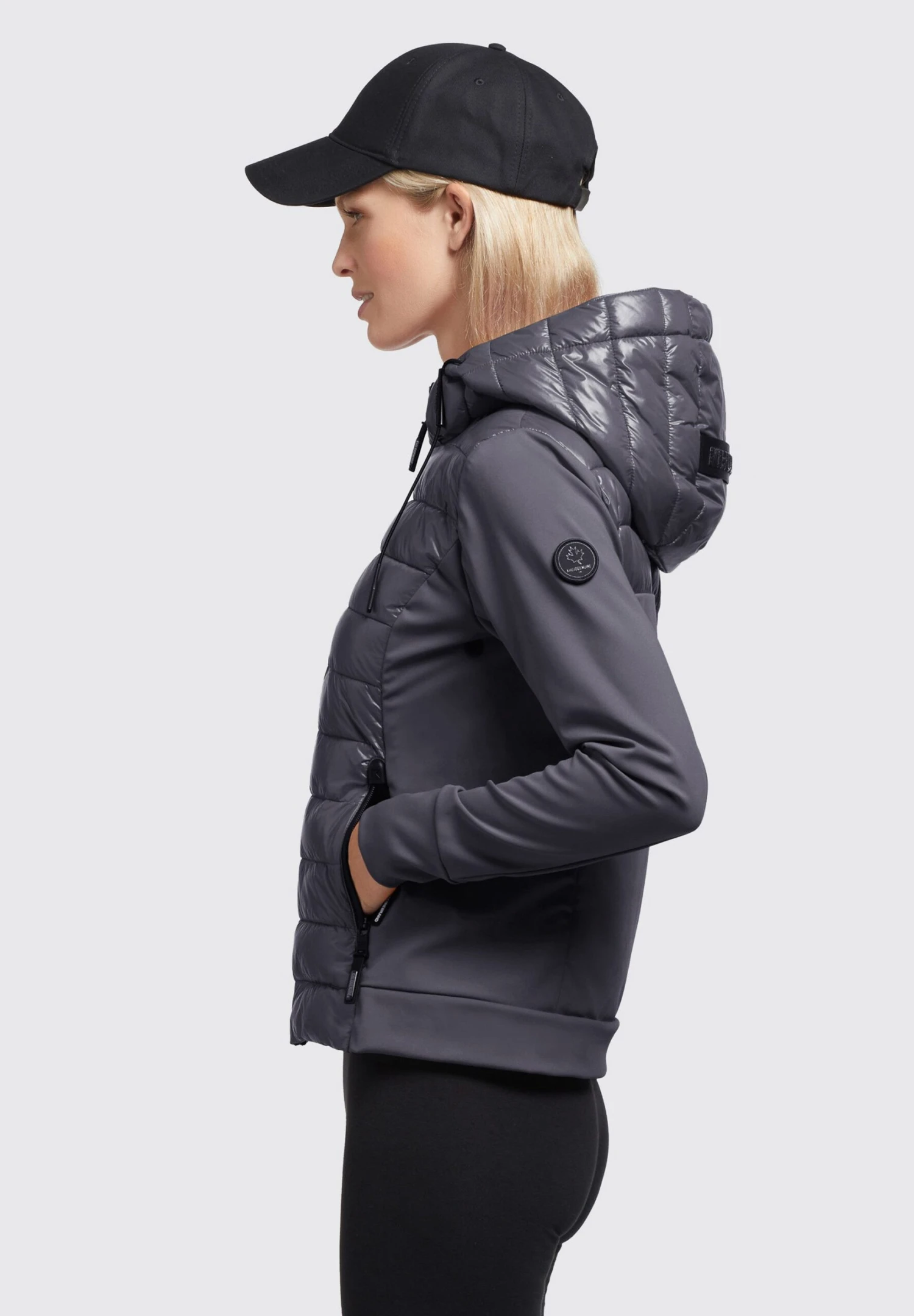 Khujo Ghita Shiny - Giacca Da Mezza Stagione - Grau 4 Khujo Ghita Shiny - Giacca Da Mezza Stagione - Grau - immagine 4