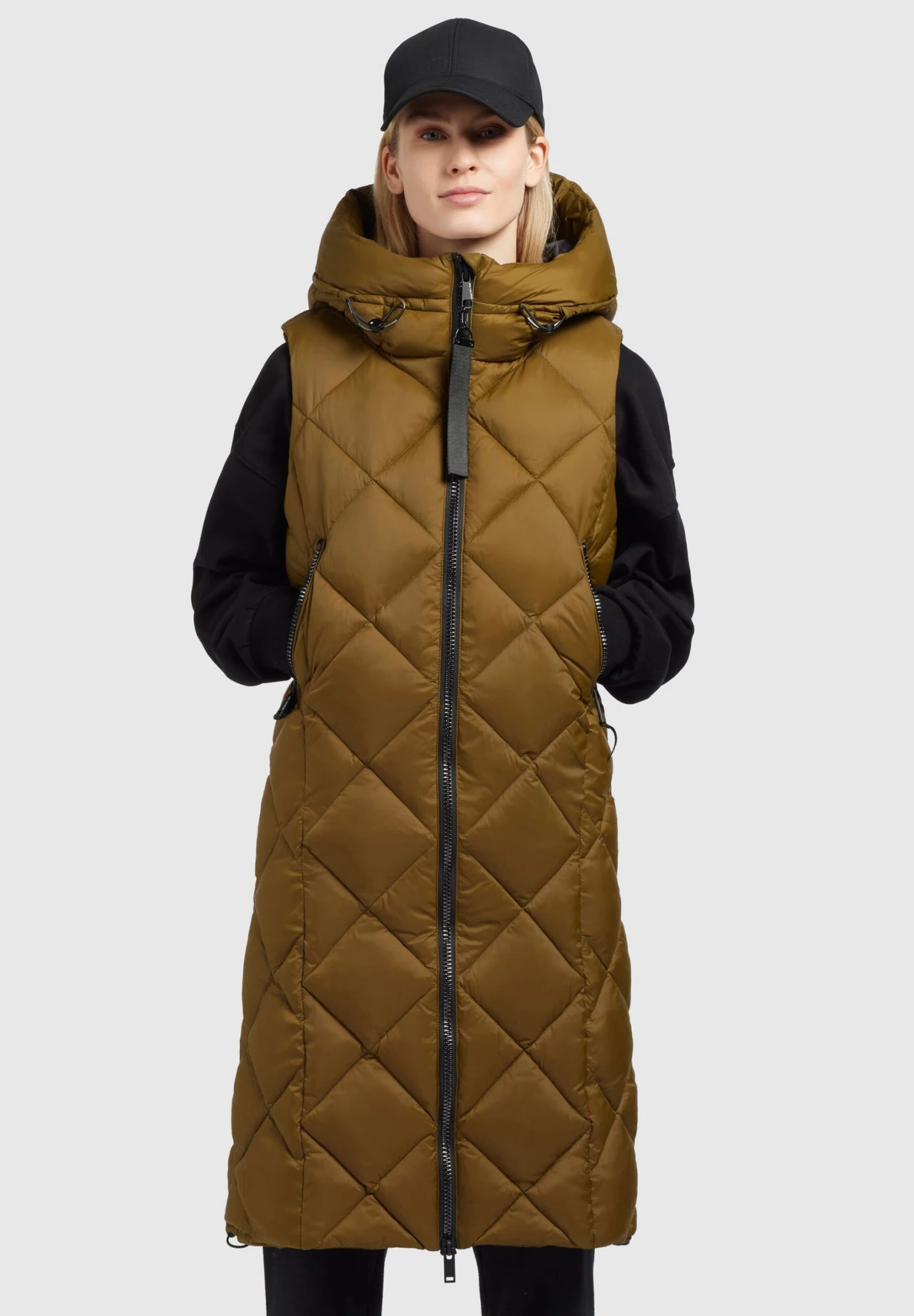 Khujo DilaSmanicatoOliv Donna Giacche E Blazer KH121U1AN-N11 1 Khujo DilaSmanicatoOliv Donna Giacche E Blazer KH121U1AN-N11