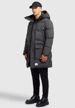 Khujo WinerCappotto InvernaleDunkelgrau Uomo Cappotti KH122T0FT-C11 -Vendite Khujo ecce21f1028e4d4686e0f8e58b7f6919