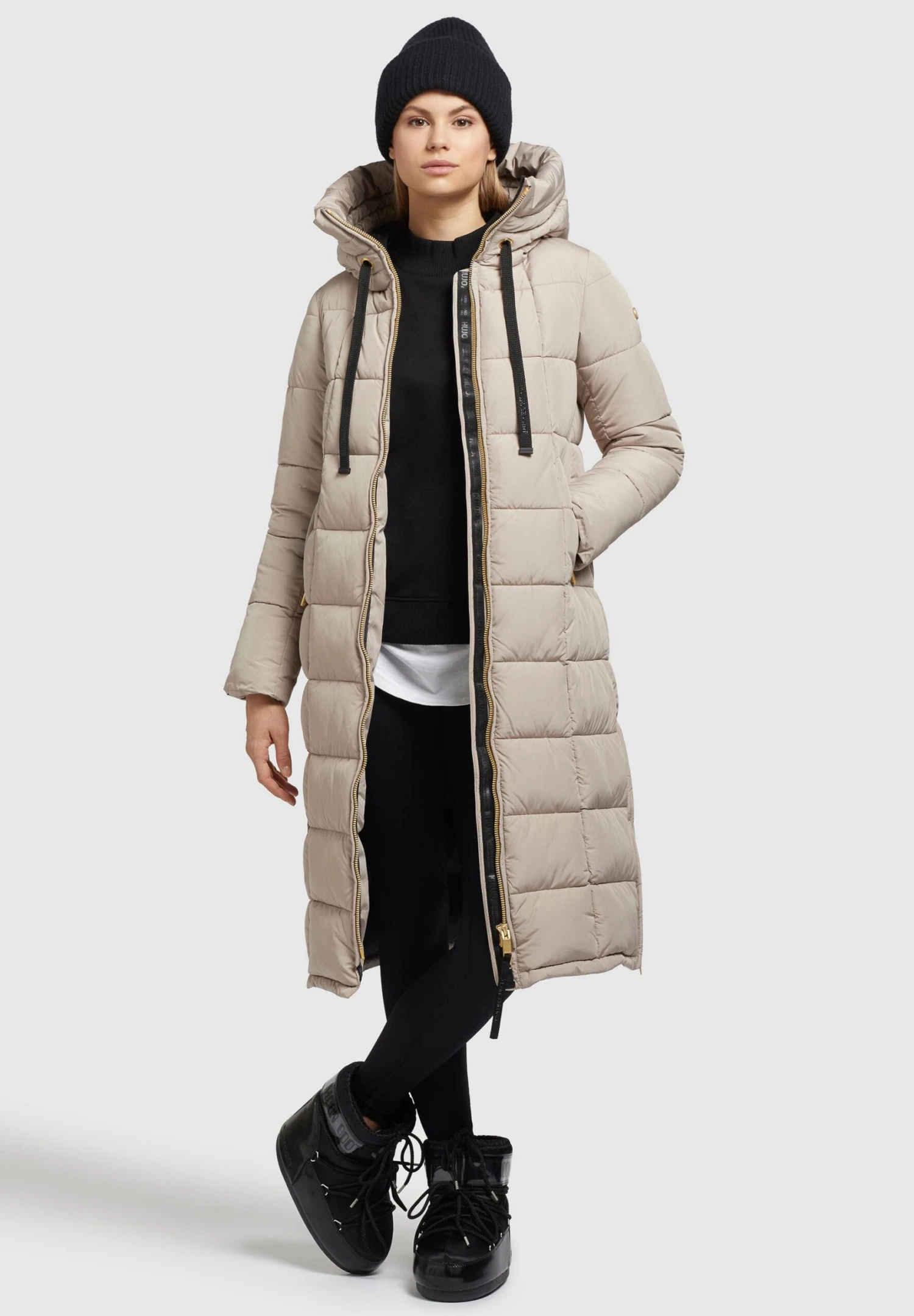 Khujo ArubaCappotto InvernaleTaupe Donna Cappotti KH121U16H-B11 2 Khujo ArubaCappotto InvernaleTaupe Donna Cappotti KH121U16H-B11 - immagine 2