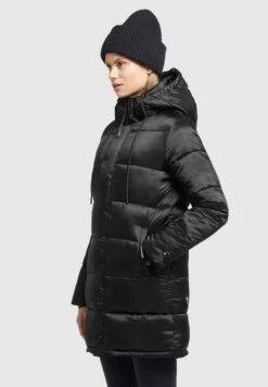 Khujo Word SatinCappotto InvernaleSchwarz Donna Cappotti KH121U157-Q11 -Vendite Khujo eea2f99f40664464b0e2f03151a005d3