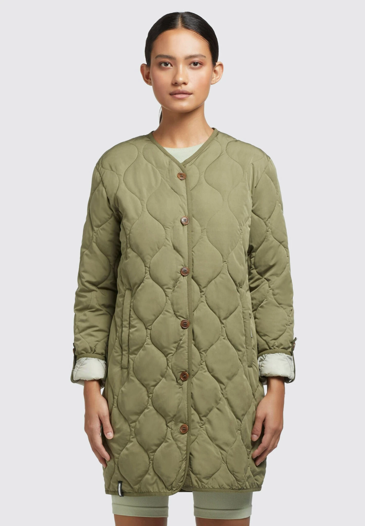 Khujo SiraGiacca Da Mezza StagioneOlivgrün Donna Giacche E Blazer KH121U185-N11 1 Khujo SiraGiacca Da Mezza StagioneOlivgrün Donna Giacche E Blazer KH121U185-N11