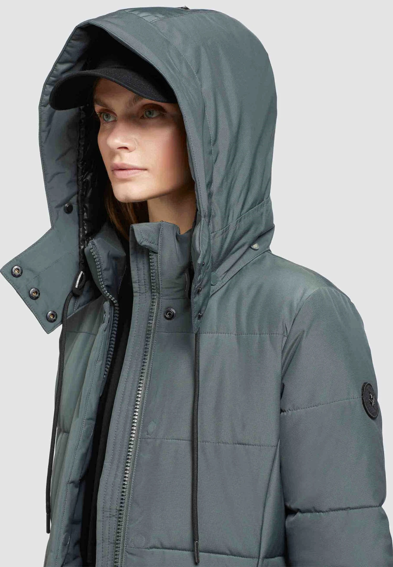 Khujo ClivCappotto CortoTürkisgrün Donna Cappotti KH121U15G-L11 4 Khujo ClivCappotto CortoTürkisgrün Donna Cappotti KH121U15G-L11 - immagine 4