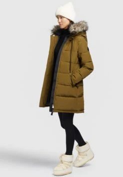 Khujo Tilda Cappotto InvernaleOliv Donna Cappotti KH121U1BH-N11 -Vendite Khujo f1e15ebf307248cda629132683664a8d