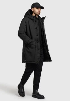 Khujo TerraCappotto InvernaleSchwarz Uomo Cappotti KH122T0E0-Q11 -Vendite Khujo f2359ae8d920484d83267f595df0b71f