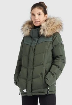 Khujo Winsen6 - Giacca Invernale - Dunkeloliv -Vendite Khujo f393d02320ce49bdbab27f5ee629742b