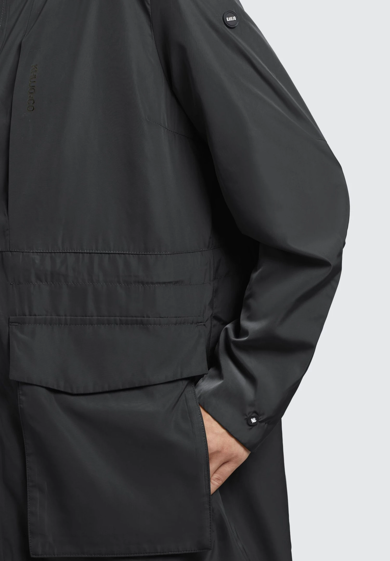 Khujo Mantel Ging - Cappotto Corto - Schwarz 5 Khujo Mantel Ging - Cappotto Corto - Schwarz - immagine 5