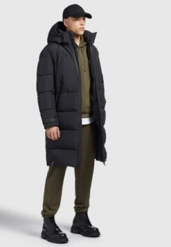 Khujo MarvisCappotto InvernaleSchwarz Uomo Cappotti KH122T0FZ-Q11 -Vendite Khujo f41a035fc1a3472699fb3548e82ddd49