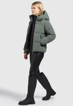 Khujo Valea MattGiacca InvernaleOlivgrau Donna Giacche E Blazer KH121U1BJ-N11 -Vendite Khujo f493c9baed364d4890b6f97abbbd00ef