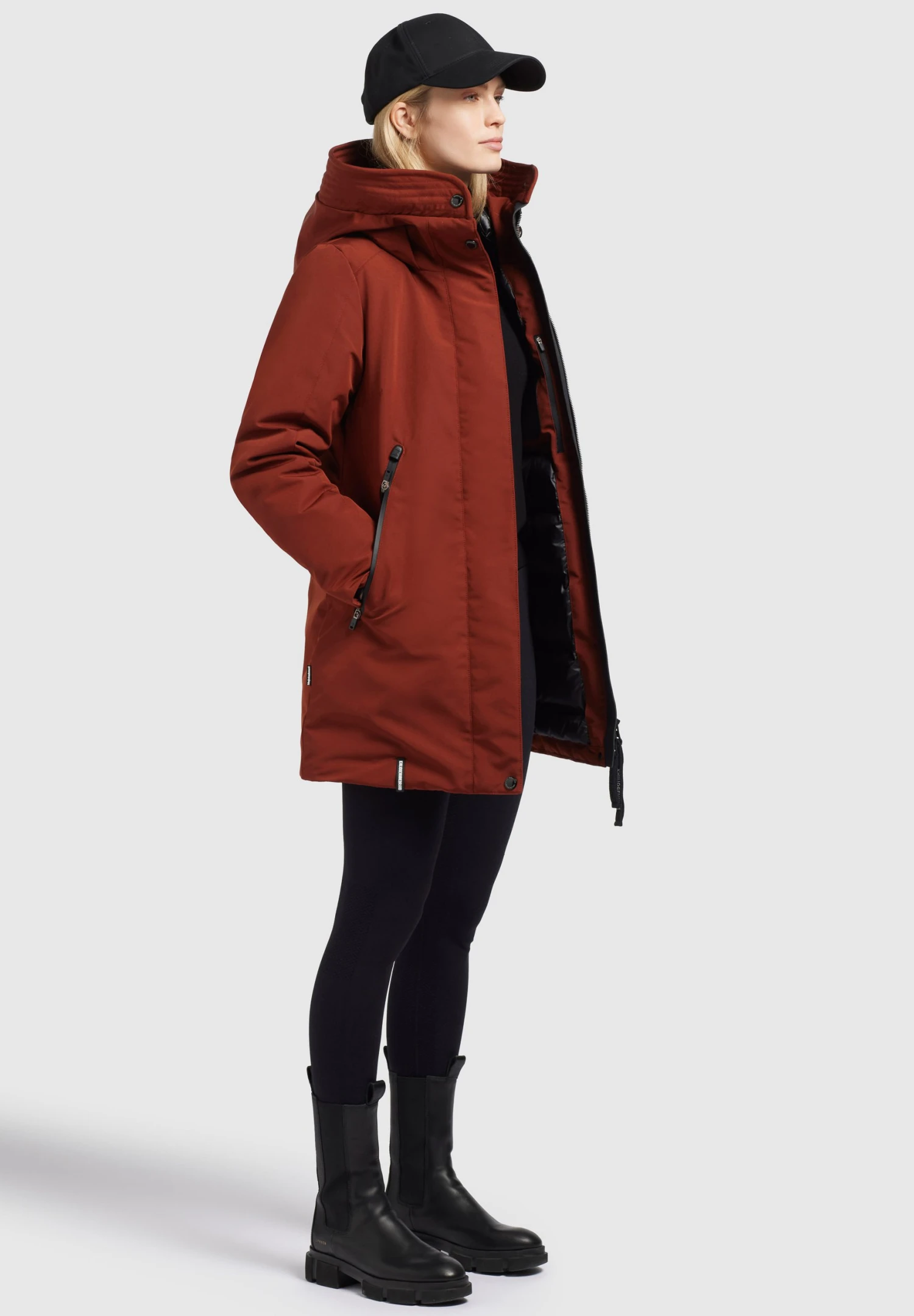 Khujo Viona4Cappotto InvernaleRotbraun Donna Cappotti KH121U1CS-G11 7 Khujo Viona4Cappotto InvernaleRotbraun Donna Cappotti KH121U1CS-G11 - immagine 7