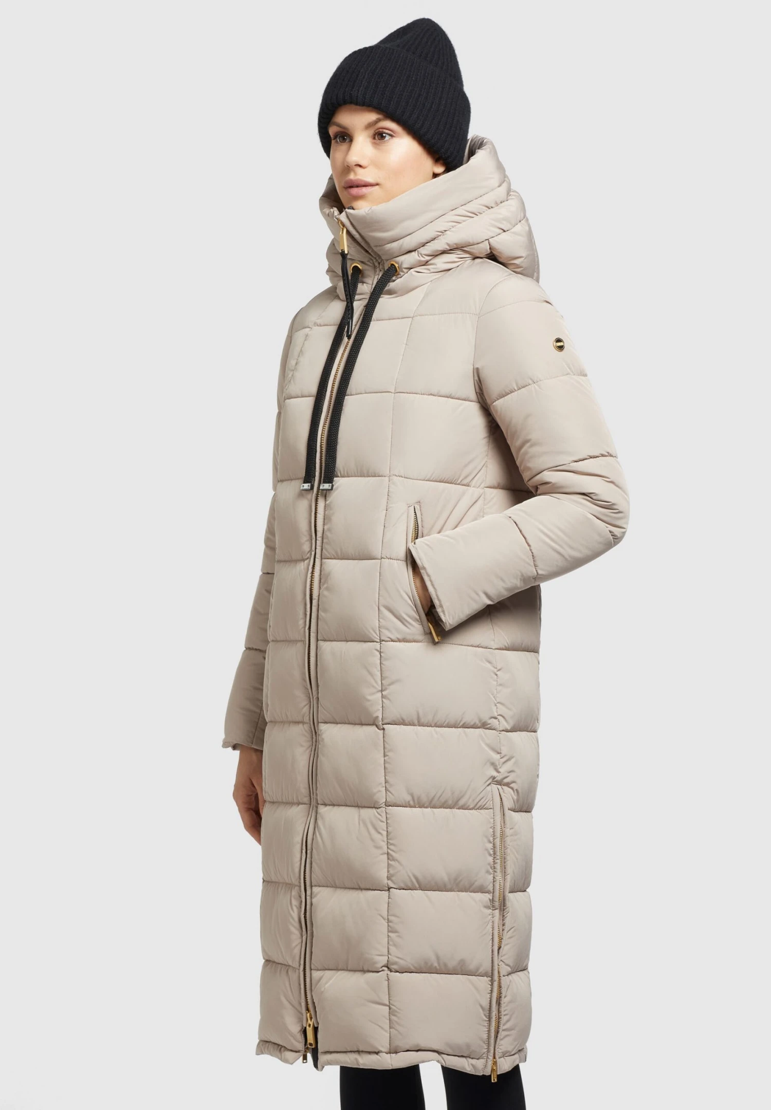 Khujo ArubaCappotto InvernaleTaupe Donna Cappotti KH121U16H-B11 5 Khujo ArubaCappotto InvernaleTaupe Donna Cappotti KH121U16H-B11 - immagine 5