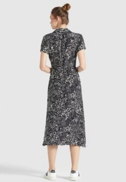 Khujo GoyaAbito A CamiciaSchwarz Weiß Gemustert Donna Vestiti KH121C0CX-Q11 -Vendite Khujo fc454dd8984940deb0258a1d7442dd19