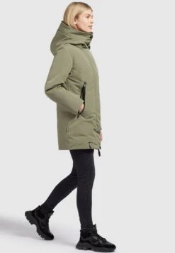 Khujo Viona4Cappotto InvernaleGraugrün Donna Cappotti KH121U1CS-M12 -Vendite Khujo fd7889275e314e54aae4b548c655ea77