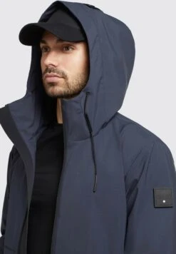 Khujo Eldon - Giacca Outdoor - Dunkelblau -Vendite Khujo fe320ba889dc4d23b61e008a57bdb041