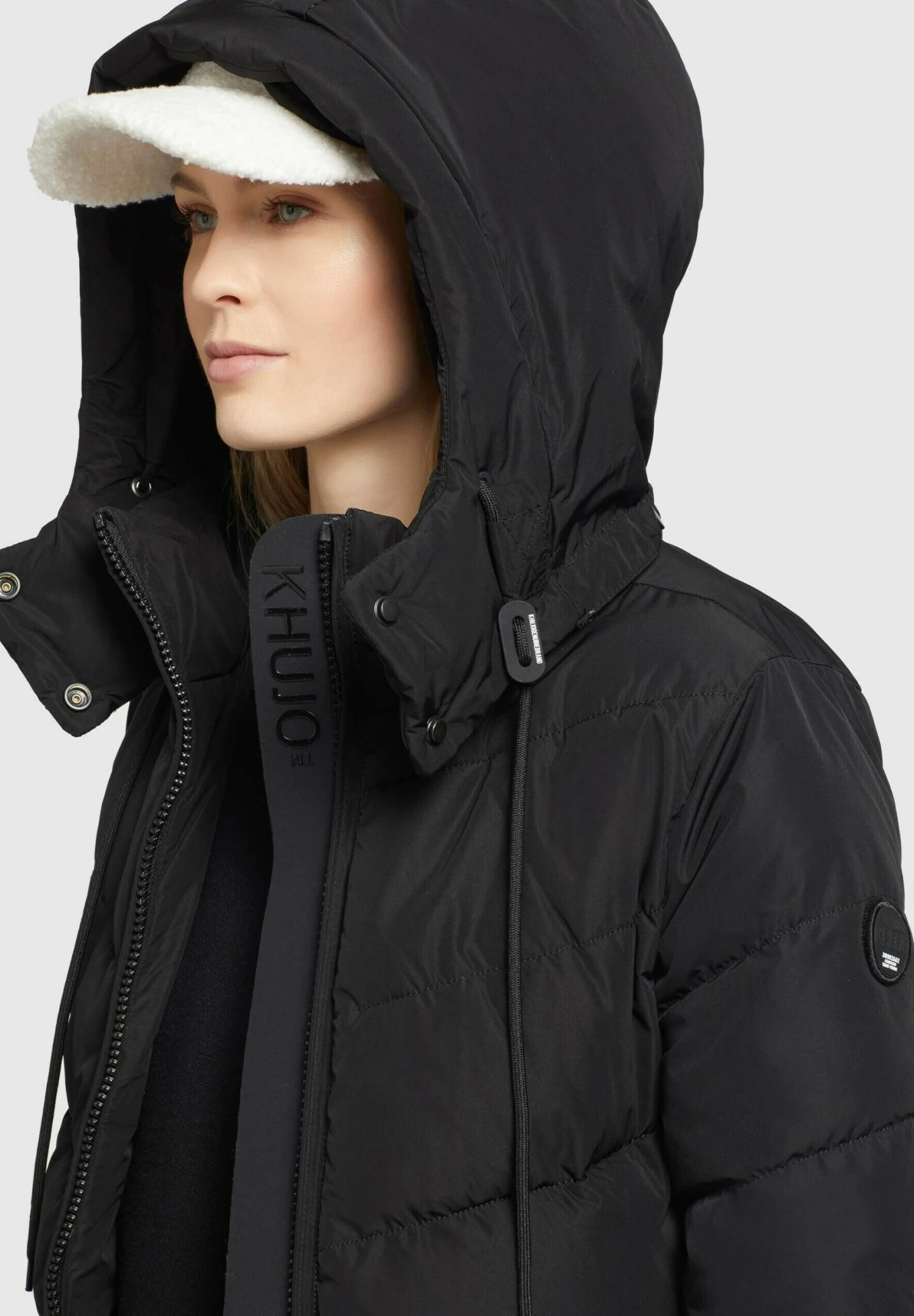 Khujo HubaCappotto InvernaleSchwarz Donna Cappotti KH121U15R-Q11 6 Khujo HubaCappotto InvernaleSchwarz Donna Cappotti KH121U15R-Q11 - immagine 6