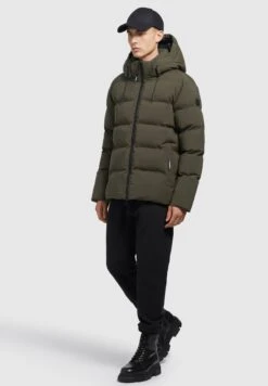 Khujo LogaGiacca InvernaleOliv Uomo Giacche KH122T0GJ-N11 -Vendite Khujo ff0ef1a3db674557971ca981ff50bf9f