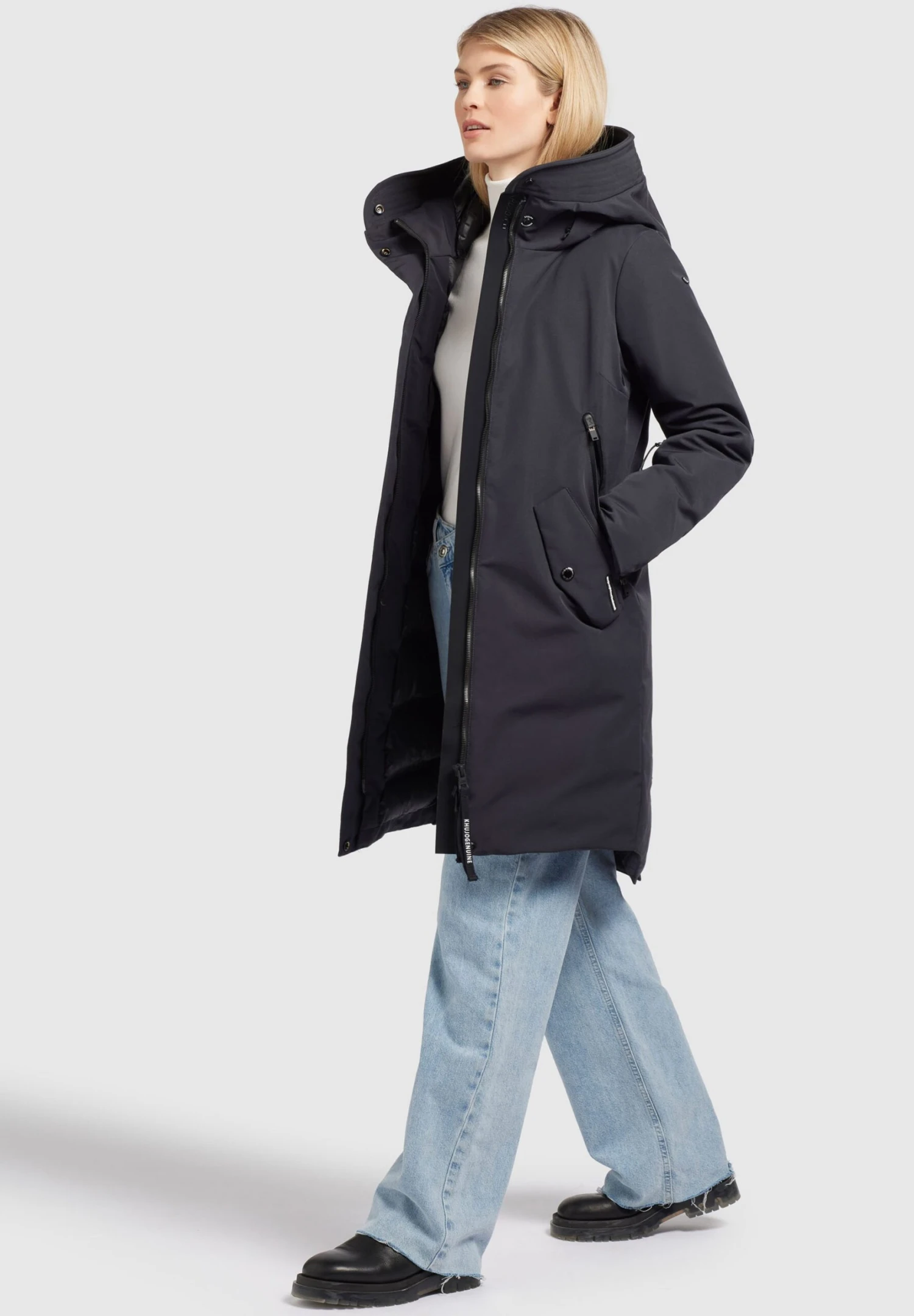 Khujo CharlynParkaGrau Donna Cappotti KH121U1CV-C11 8 Khujo CharlynParkaGrau Donna Cappotti KH121U1CV-C11 - immagine 8