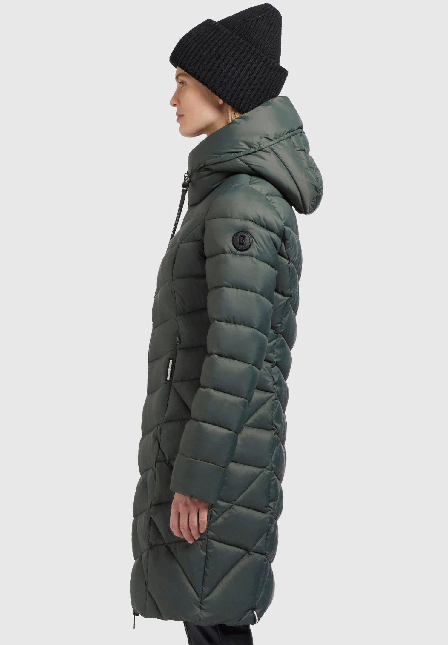 Khujo OdanaCappotto InvernaleOlivgrau Donna Cappotti KH121U1AD-N11 7 Khujo OdanaCappotto InvernaleOlivgrau Donna Cappotti KH121U1AD-N11 - immagine 7